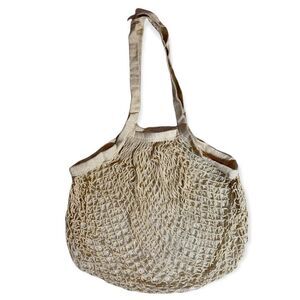 NWT Wool + Pepper Co. Reusable Cotton Mesh Tote Bag